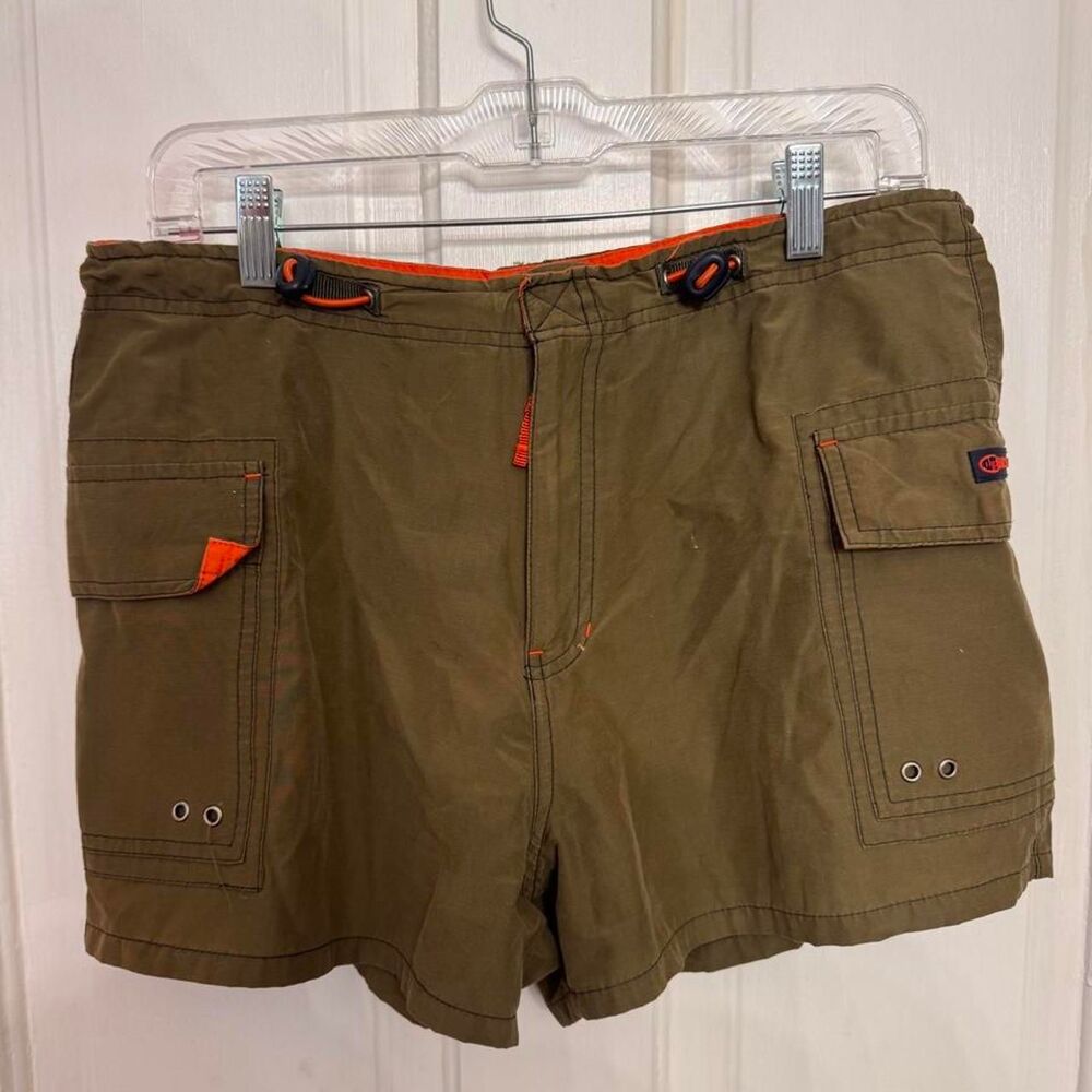Route-66 Women's Khaki and Green Shorts